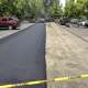 Parking lot paving project by Pacific Surfacing.