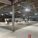Concrete resurfacing in progress.