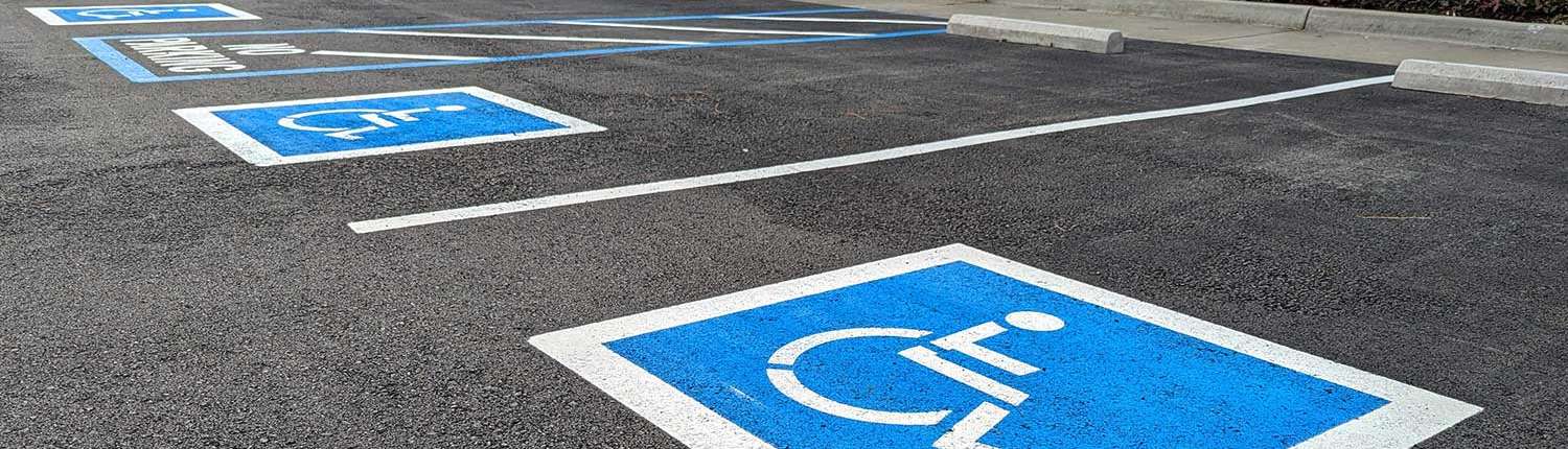 Pacific Surfacing ADA work in a parking lot